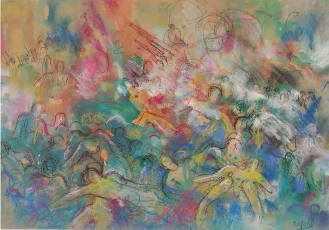 Apocalypse Now (Diverse) Aquarelle et pastel - 38 x 54 cm