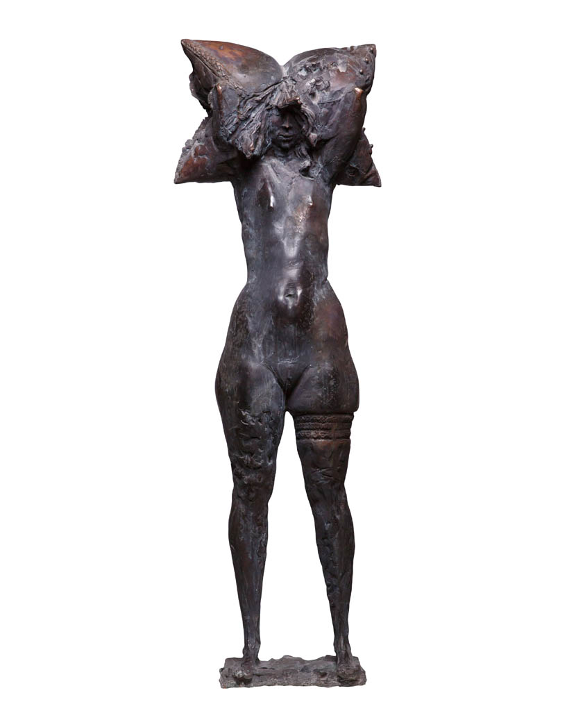 From the series Silence, bronze, 90x30x16 cm, 2017