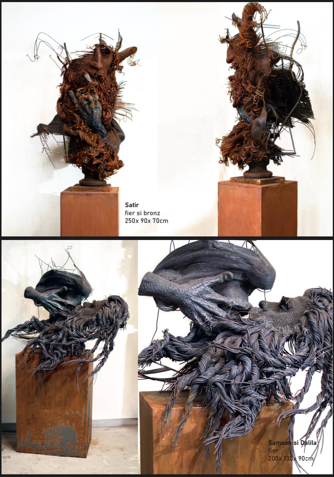 Darius Hulea, sculpture en métal, œuvre originale 9